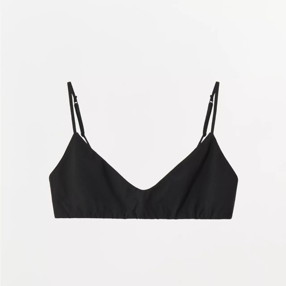 Zara Black Modal  triangle Women's Bralette